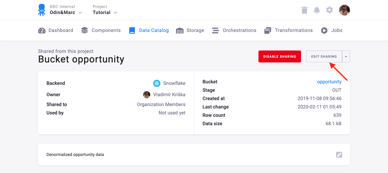 Screenshot -- Edit sharing