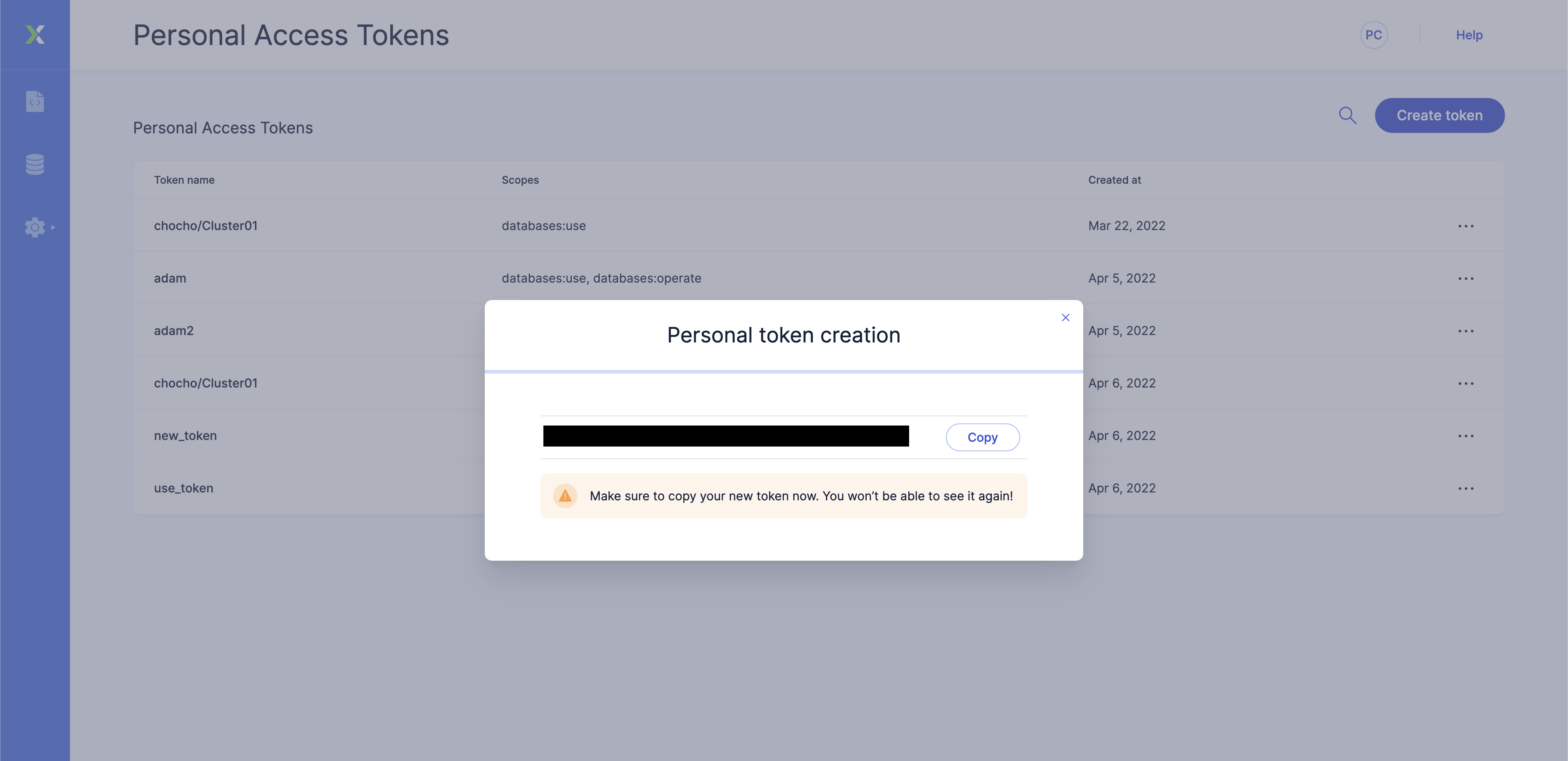 Exasol CLuster Starter - Getting a token pt4