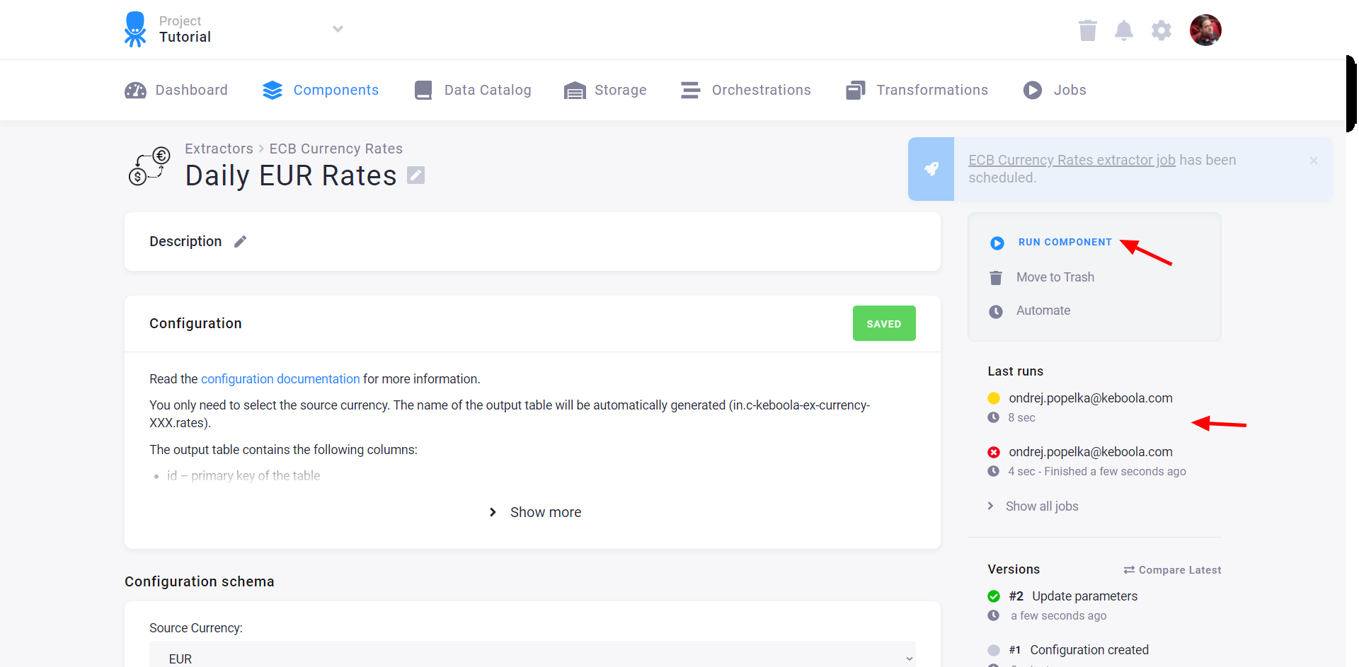Screenshot - Run Configuration