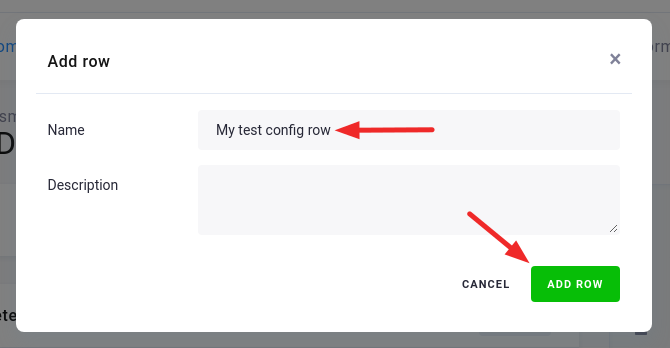 Screenshot - Extractor configuration