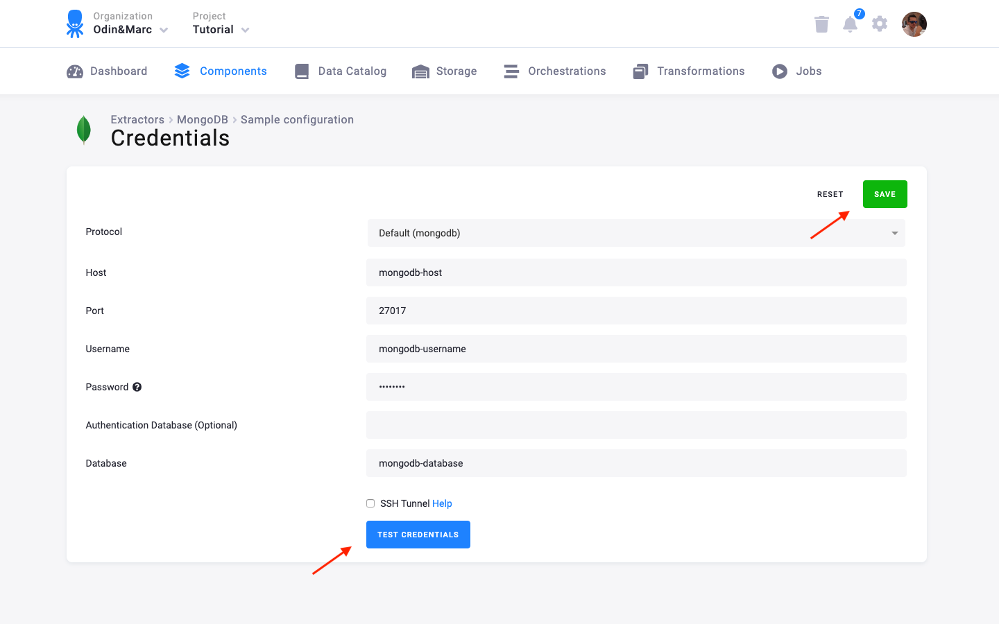 MongoDB new credentials
