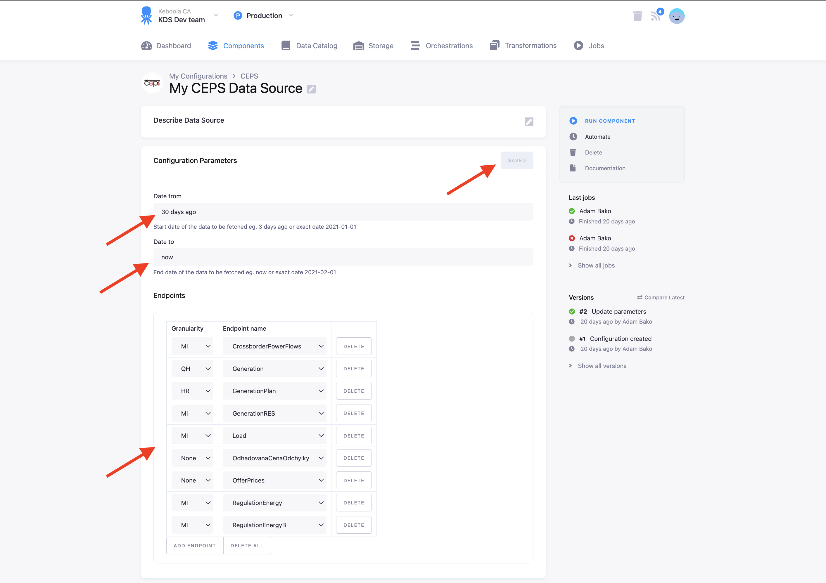 Screenshot - Incremental fetching