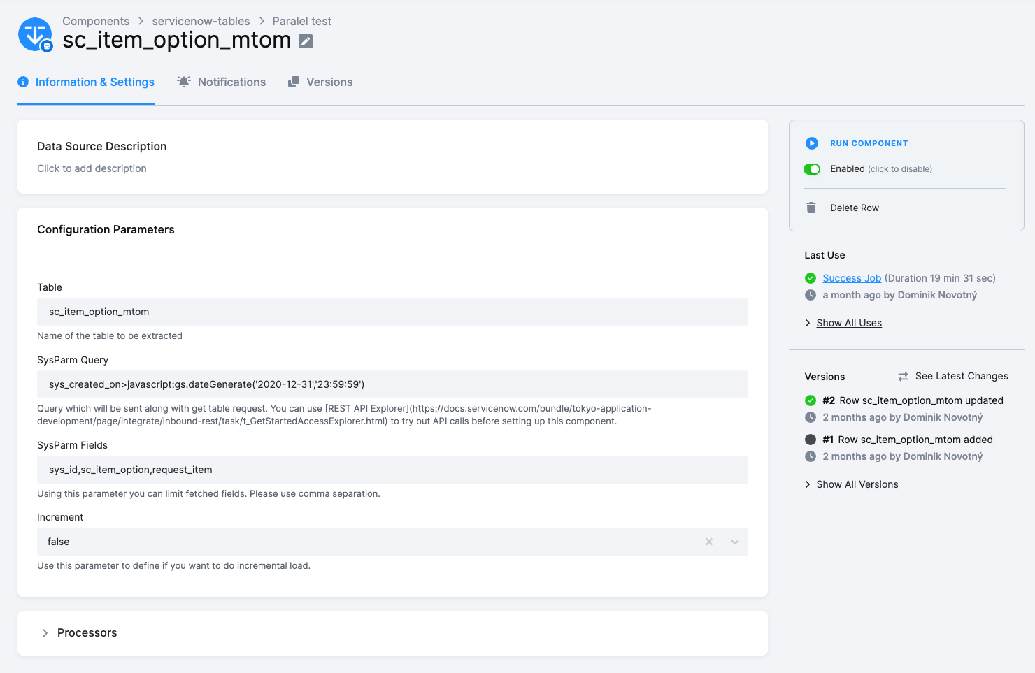 Screenshot - DynamoDB Streams Configuration