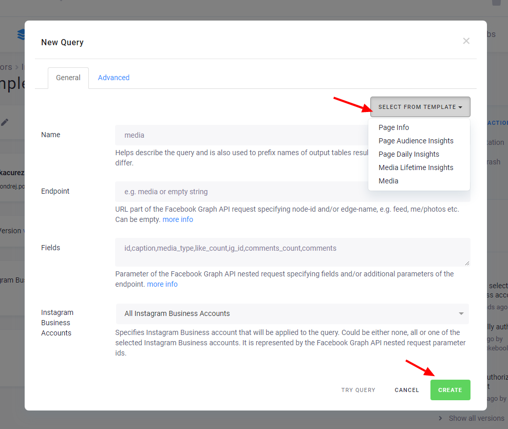 Screenshot - New Query