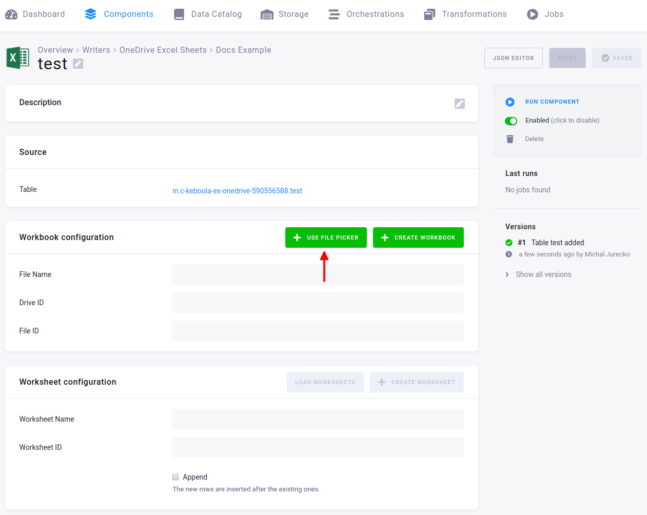 Screenshot - Use file picker