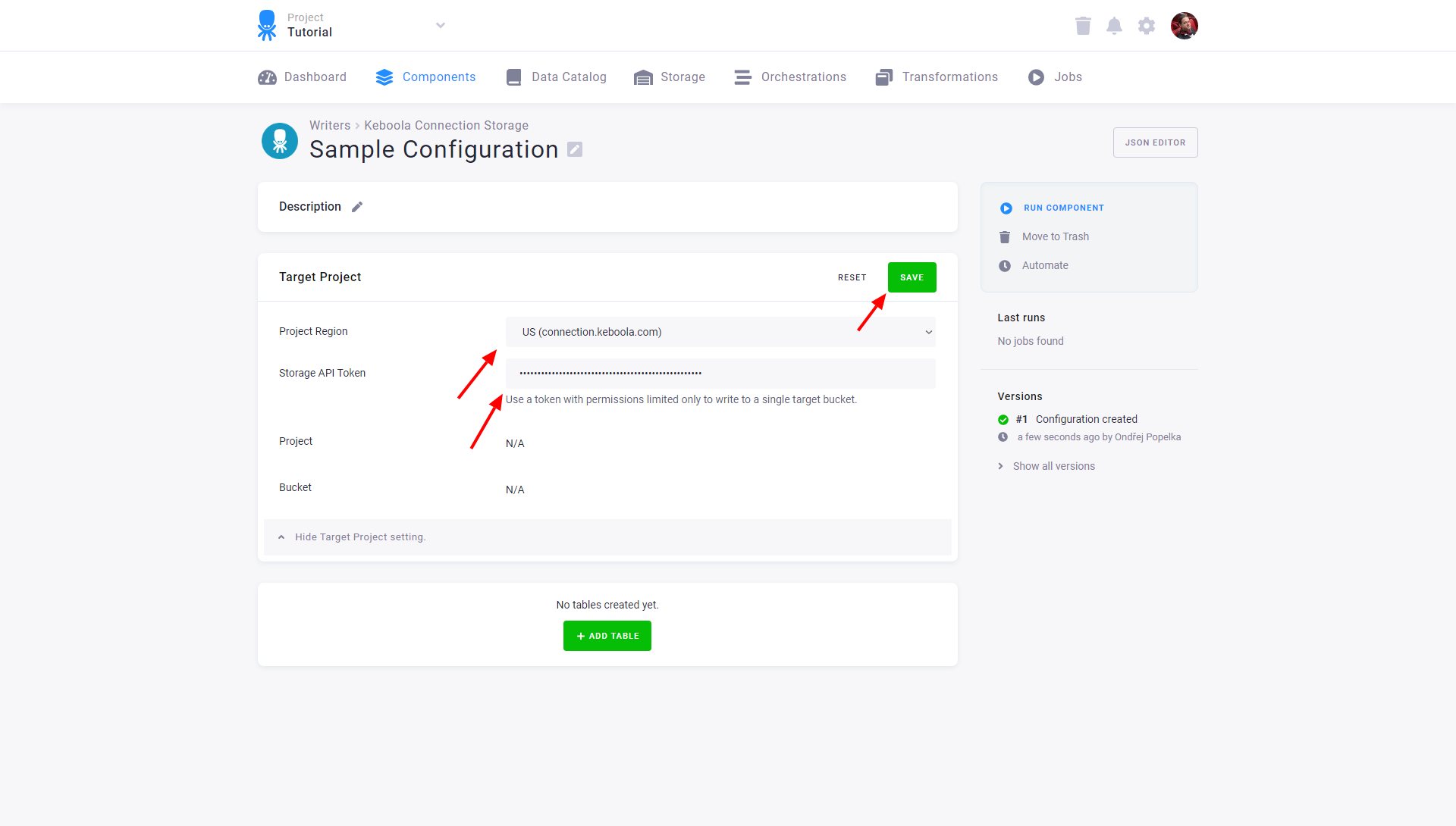 Screenshot - Target Project
