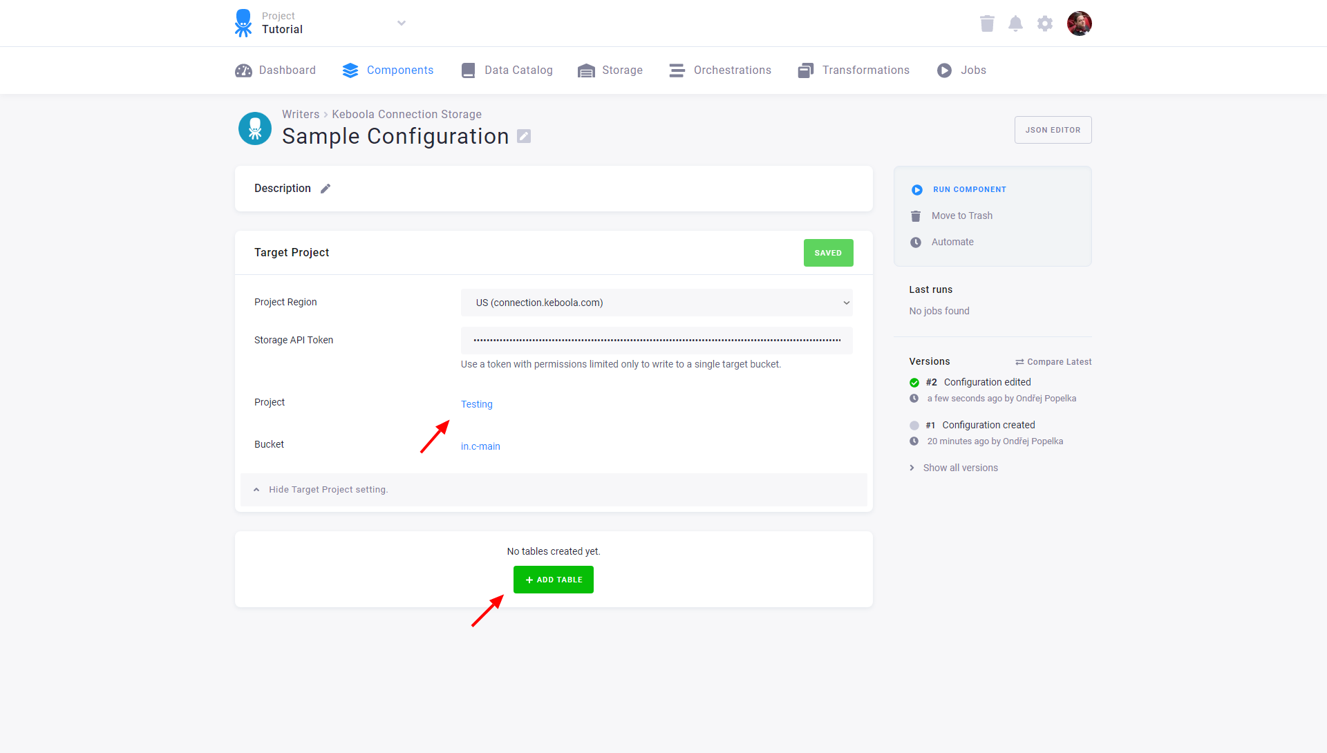 Screenshot - Target Project