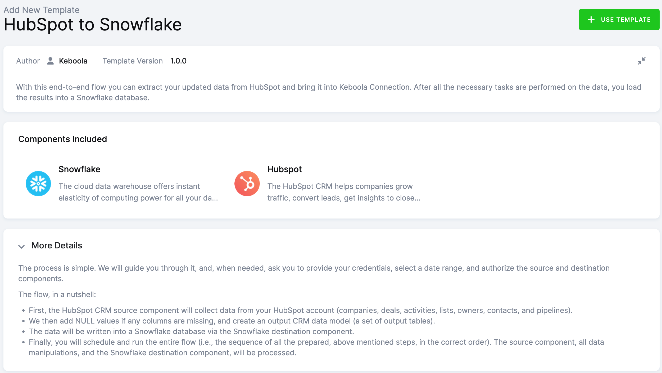 Add CRM to Snowflake