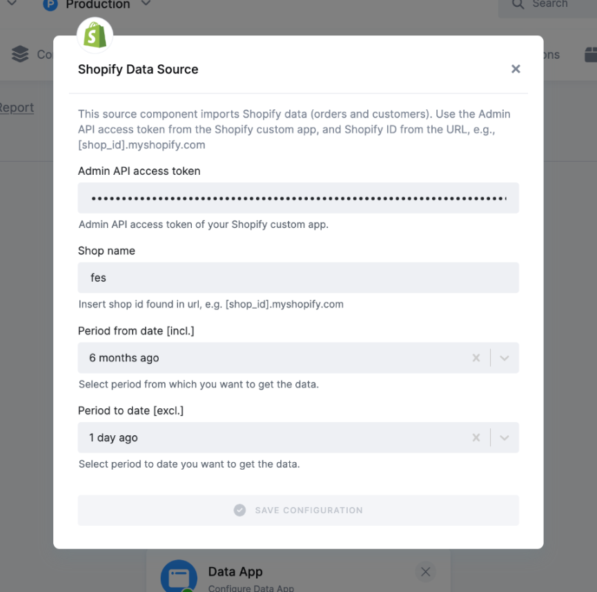 Shopify Data Source