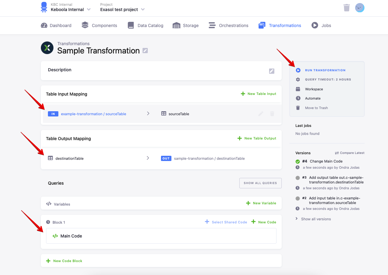 Screenshot - Sample Transformation