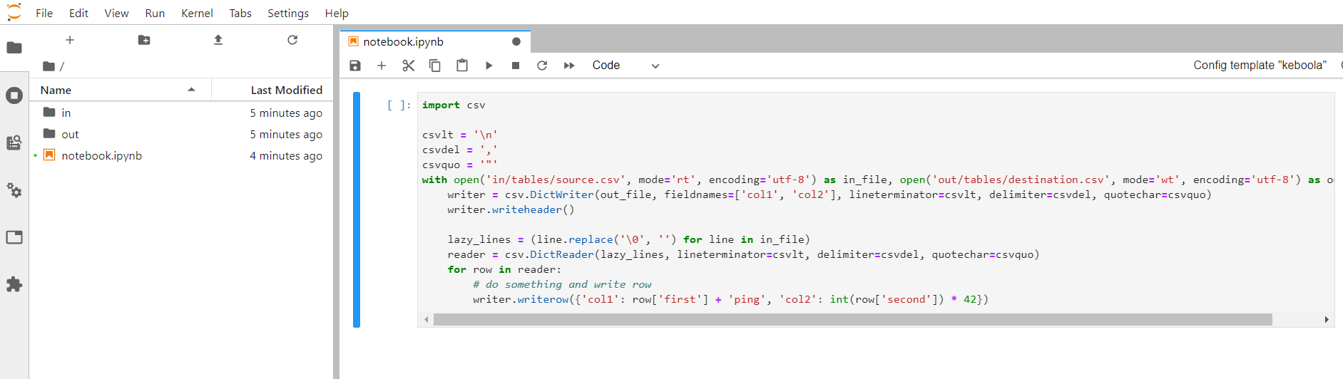 Screenshot - Workspace