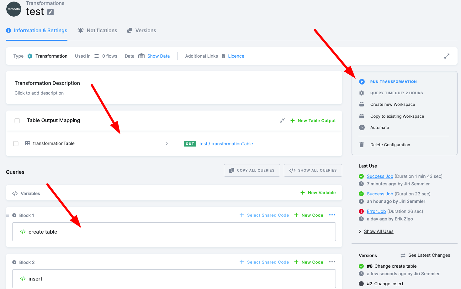 Screenshot - Sample Transformation