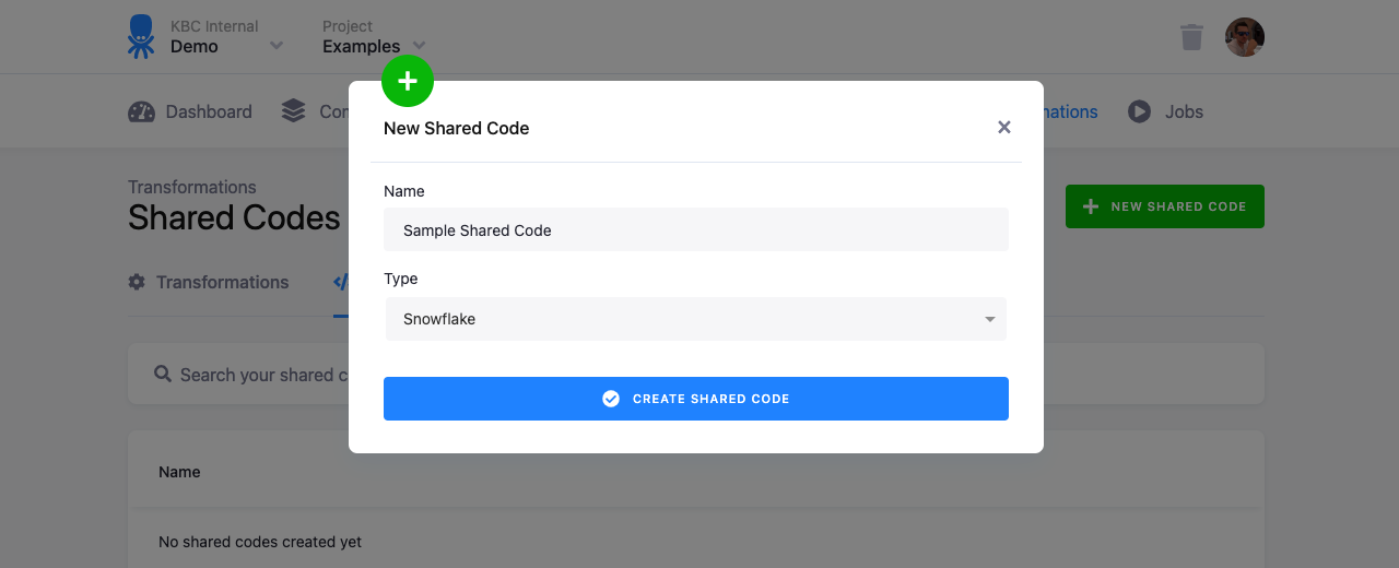 Screenshot - Shared Code Detail