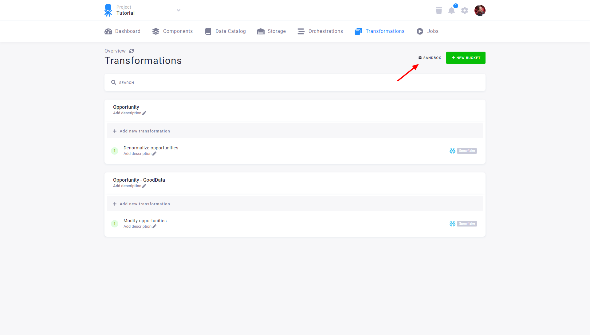 Screenshot - Transformations