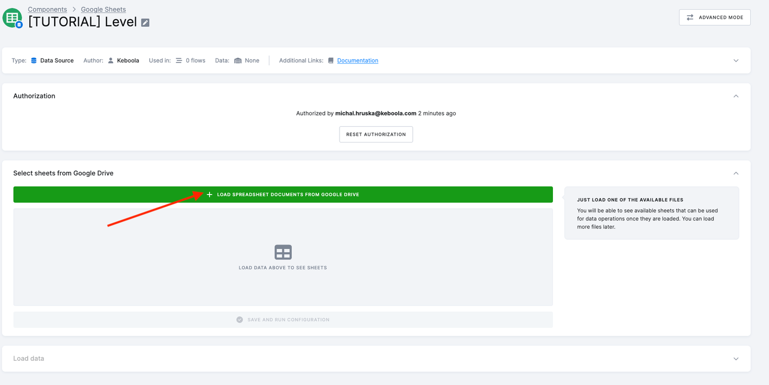 Select Google Drive Files