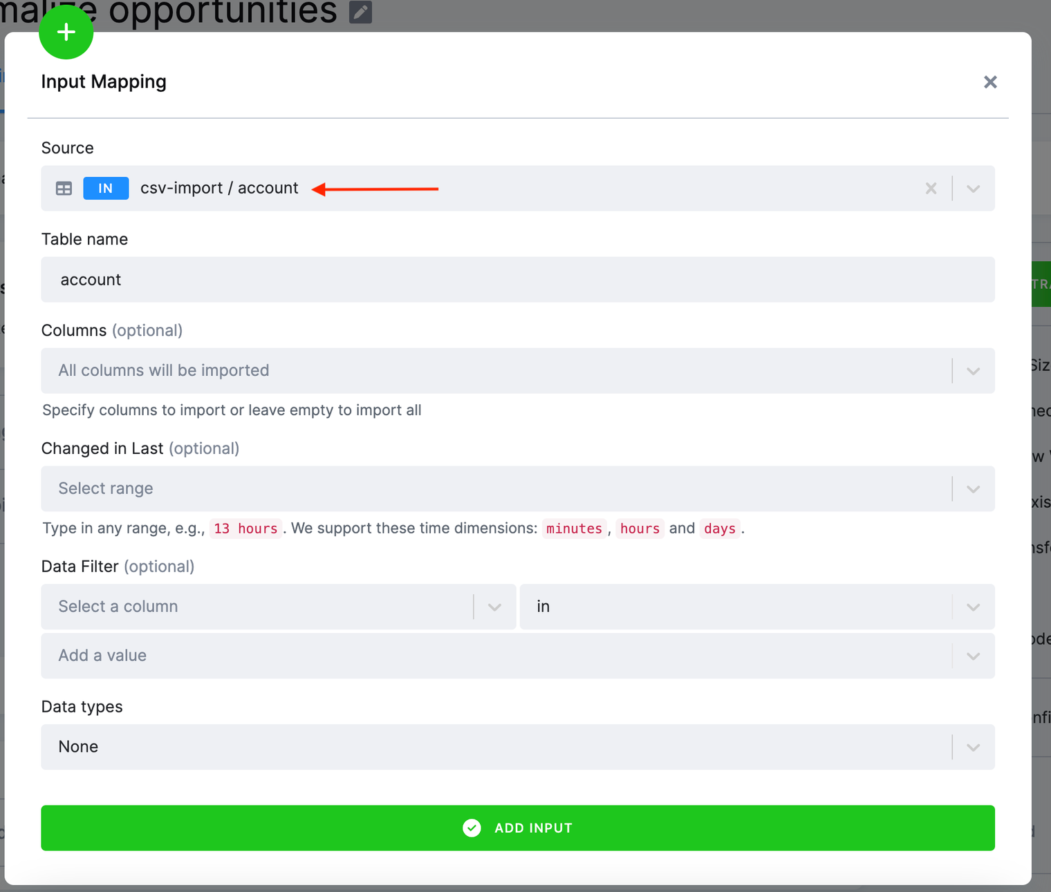 Screenshot - Input Mapping
